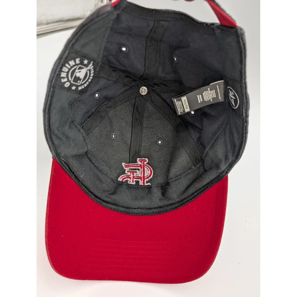 47 Brand St Louis Cardinals MLB Youth Baseball Hat Black Red Adjustable Cap